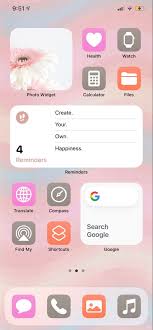 Ios 14 Clean Pink Theme In 2020 Iphone App Design Iphone Design Homescreen