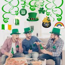 Unfollow irish party to stop getting updates on your ebay feed. Irish St Patrick S Day Theme Party Decoration Lucky Green Shamrocks Ireland Flag Pvc Hanging Swirl Party Backdrops Supplies Party Diy Decorations Aliexpress