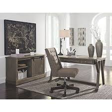 These versatile furniture pieces are perfect for storing large office appliances that might otherwise come shop with us today! Signature Design By Ashley Luxenford Home Office Large Leg Desk Grayish Brown Farmhouse Goals