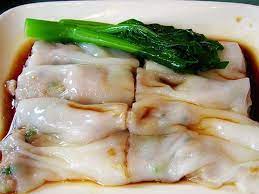 One Of My Favourite Dim Sum Dishes Is Steamed Rice Noodle Rolls With Prawns Har Cheong Fun We Order This Eve Dim Sum Recipes Asian Recipes Rice Noodle Roll
