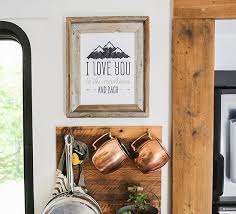 I have an older camper, full size, not pop up, thats got not to much style and nice look to it on the inside. Our Favorite Way To Hang Wall Decor In A Rv Mountainmodernlife Com