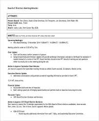 Free 15 Sample Meeting Minutes In Ms Word Pdf Google With Standard Minutes Of Meeting Template In 2020 Ms Word Templates Words