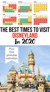 The Best Times To Go To Disneyland In 2020 Disneyland Crowd Calendar Best Time To G Disneyland Vacation Planning Disneyland Crowds Disneyland Crowd Calendar
