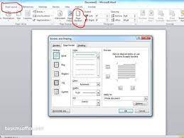 Put Page Border Guides To Put A Page Border On Microsoft Word Word 2007 Microsoft Office Word 2010 Words