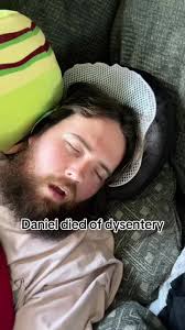 He roughed the oregon trail 😓 #restinparadise @amsum13