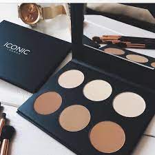 Contour And Highlight With Iconic London Contour Kit Makeup Contouring Contour Highlight Face Contouring Makeup Makeup Icons Contouring And Highlighting