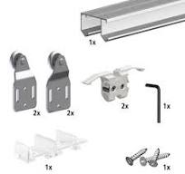SLID'UP 110 - Sliding closet door hardware kit