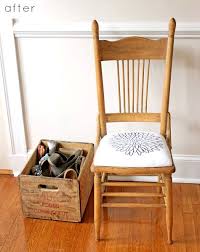 After Chair With Crate Chair Industrial Dining Chairs Chair Makeover