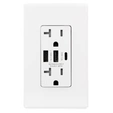 A wide variety of tamper resistance receptacle options are available to you, such as grounding, type, and application. Usi Electric 20 Amp Type A C Usb Tamper Resistant Wall Outlet White Universal Security Store