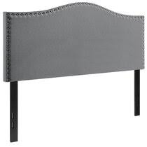 Large brushed nickel d handle. Brushed Nickel King Headboard Wayfair