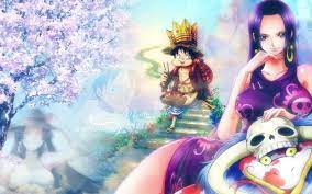 Boa hancock / nsfw / +18 / one piece / description. One Piece Boa Hancock Monkey D Luffy Wallpapers Hd Desktop And Mobile Backgrounds
