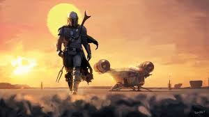 The Mandalorian Poster 4k Wallpaper Mandalorian Poster Disney Star Wars Disney Plus