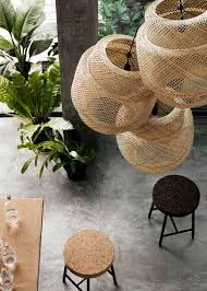Currently Woven Bamboo Pendant Lights Greige Design