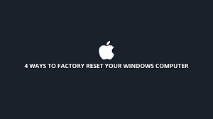 When performing factory reset windows 7, the windows installation disc must be connected to your computer. 4 Ways To Factory Reset Your Windows Computer Getwox