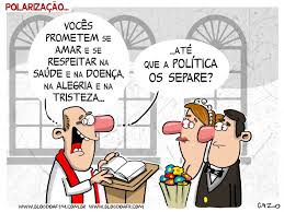 Charge: Polarização. - Blog do AFTM