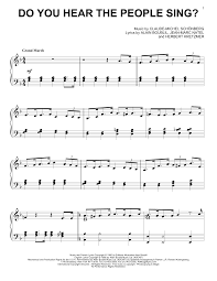 Say, do you hear the distant drums? Les Miserables Musical Do You Hear The People Sing Sheet Music Pdf Notes Chords Musical Show Score Piano Solo Download Printable Sku 90860