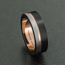 Black And Blue Wedding Bands For Him Jewelry Gift Packaging Saleprice 11 Rose Gold Wedding Bands Mens Wedding Rings Rings For Men