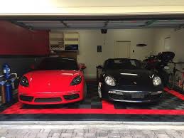 Mason S Porsche Garage Garageflooringllc Com Garage Floor Tiles Garage Floor Garage Design