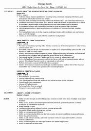 Healthcare Management Resume Examples Luxury 9 Healthcare Office Manager Resume Bushveld Lab In 2020 Project Manager Resume Resume Examples Engineering Resume