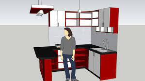 8) kitchen set minimalis yang modern untuk dapur anda. Kitchen Set Minimalis 3d Warehouse