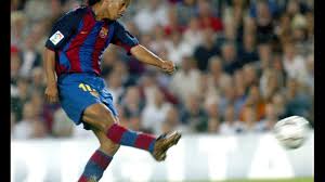 Ronaldinho's career in barcelona started in 2003. Ronaldinho Vs Sevilla First Goal Barcelona Youtube