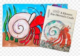 A house for hermit crab by eric carle. House For Hermit Crab By Eric Carle Hermit Crab Art Projects Clipart 4916278 Pikpng