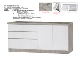 These cabinets use the innovative clicbox cabinet design are easy to assemble in minutes, with no tools needed. Recafi 6ft Kitchen Cabinet Base Unit With High Gloss White Grey Oak Kc B6020hg Gyo Csh Group Online Store Consumer Electronic