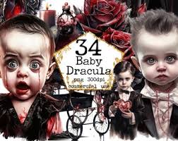 Buy Four Darling Vampire Portraits Clip Art for Instant Download--png  Files--commercial Use Permitted Online in India