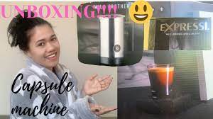Create barista style coffee from the comfort of your own home with this espresso maker with integrated grinder. Aldi Expressi Capsules Machine And Milk Frother Machine Unboxing Sweetcharry Vlogs Youtube