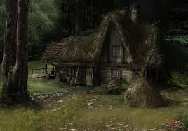 The Cottage By Artoftheoldschool On Deviantart Forest Cottage Witch Cottage Cottage In The Woods