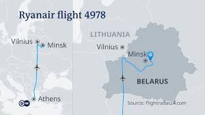 The intended destination of the ryanair flight was vilnius. Angela Merkel Says Belarus Story Completely Implausible News Dw 24 05 2021