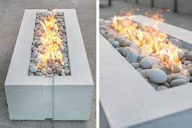 Modern Fire Pits Modern Fire Pits Other Houzz Fire Pit Decor Fire Pit Backyard Rectangular Fire Pit