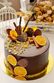 Chocolate Oranges Cake Chocolate Cake Designs Chocolate Cake Decoration Orange Chocolate Cake