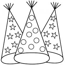 Hat Coloring Pages Best Coloring Pages For Kids New Year Coloring Pages Happy Birthday Coloring Pages Birthday Coloring Pages