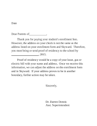 2021 Proof Of Residency Letter Fillable Printable Pdf Forms Handypdf
