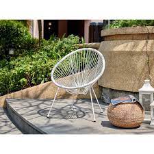 Découvrez nos prix bas fauteuil oeuf et bénéficiez en prime de 5% minimum remboursés sur votre surprenez avec un fauteuil œuf, à la fois design et ultra confortable. Fauteuil Design En Forme D Oeuf Cordage En Plastique Blanc Mana Cdiscount Jardin