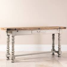 Painted French Country Sofa Table Shabby Chic Sofa Wood Sofa Table Chic Sofa