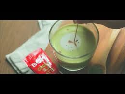 The drink requires a powdered form of green tea known as matcha Boh Green Tea Latte Latte Art Youtube
