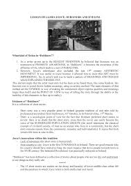 Lesson On James Joyce Dubliners And Eveline