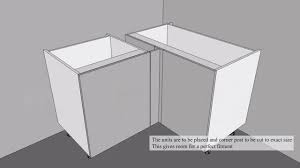 how to fit a straight corner base