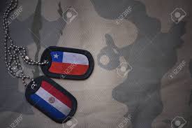 2,449 likes · 3 talking about this · 3 were here. Ejercito En Blanco Etiqueta De Perro Con La Bandera De Chile Y Paraguay En El Fondo De La Textura De Color Caqui Concepto Militar Fotos Retratos Imagenes Y Fotografia De Archivo Libres