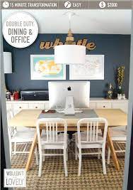 It's functional as a desk, stylish and easy to clear off for. Dual Purpose Rooms Dining Room And Office Wouldn T It Be Lovely Dining Room Office Living Room Dining Room Combo Office Dining Room
