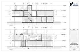 A Set Of Construction Documents For The Villa Savoye They Were Done Solely In Revit Using A Few Printed Out Floor Plans