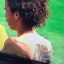 Bayern munich star sane had a huge tattoo of himself done on his back in 2017 while the german forward was impressing at manchester city. Is Leroy Sane S Tattoo The Weirdest Ever Seen In Football