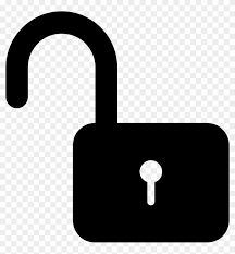 See lock unlock icon stock video clips. Unlocked Padlock Silhouette Security Interface Symbol Unlock Lock Png Free Transparent Png Clipart Images Download