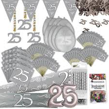 Iphone und zudem einen der aktuell diesmal stimmts. Silberhochzeit Party Deko Set Xl 103 Teilig 25 Jahre Jubilaum Silber Hochzeit Partypaket Fruugo De