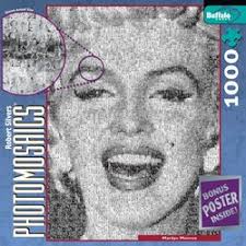 Marilyn Monroe 1000 Piece Jigsaw Puzzle Photomosaic by Robert Silvers