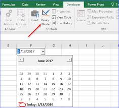 How To Create A Drop Down Calendar In Excel Excelnotes