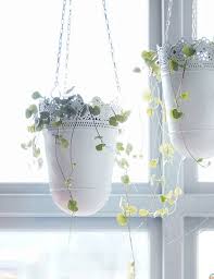 Skurar Series From New 2012 Ikea Catalog Powder Coated Galvanized Steel Hanging Planters And Flower Pots So Cute An Hanging Plants Indoor Ikea I Ikea Plants