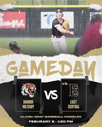 Opening Day ! 🆚 Marion Military 📍Clark/ Gray Baseball Complex ⌚️1:30 PM  📺 https://www.eccclive.com/gold-channel/ #WarriorStrong